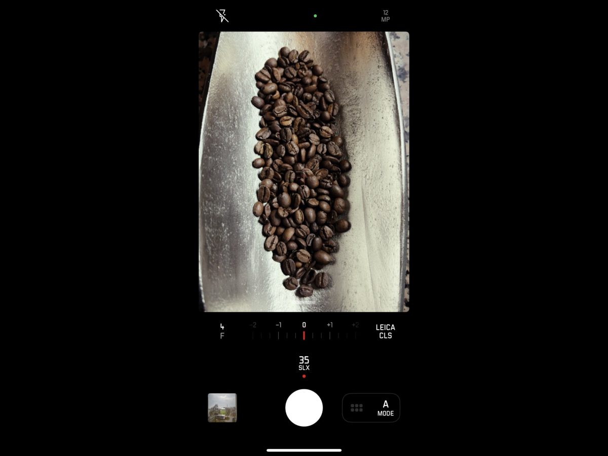 Leica Lux app interface